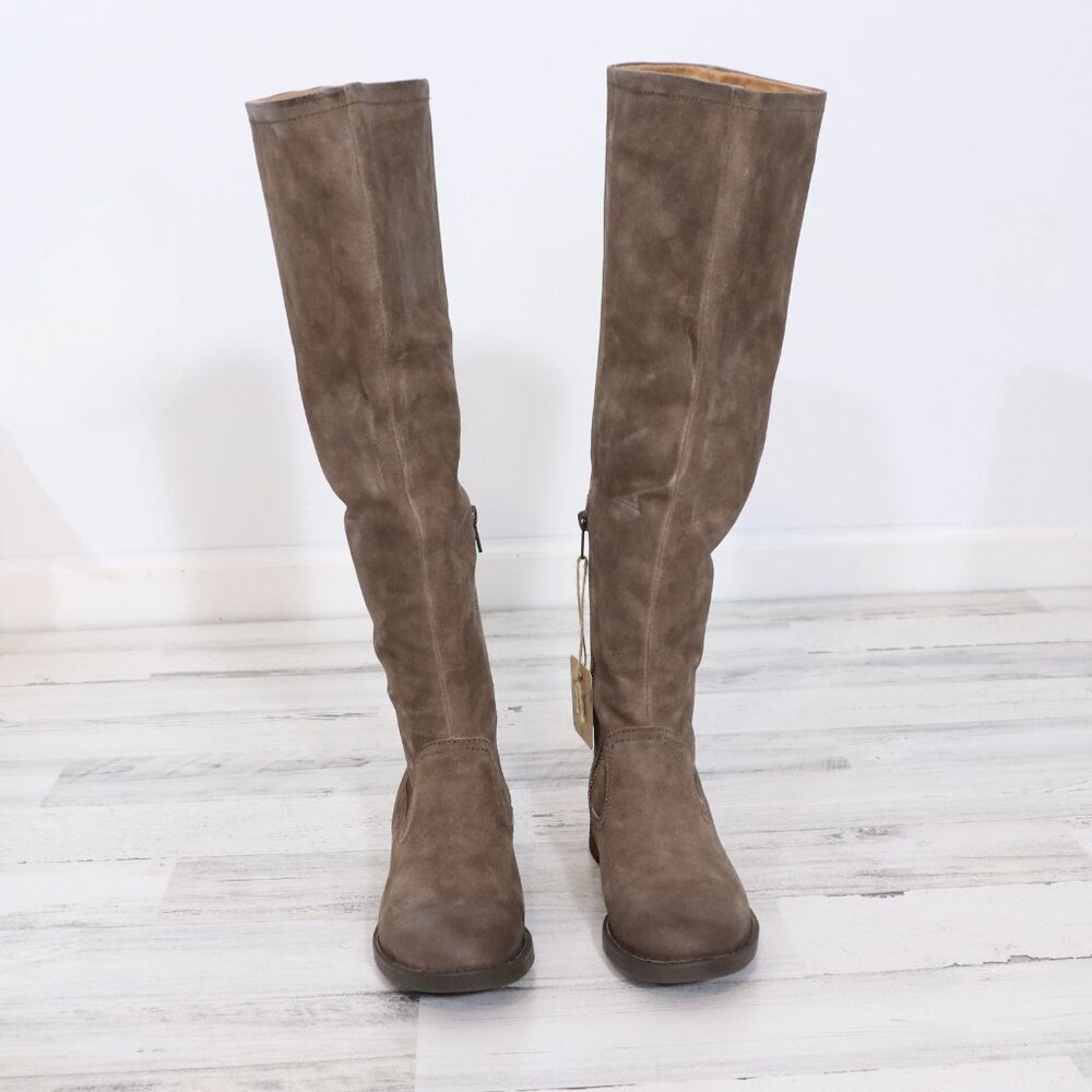 Born Britton Tall Over the Knee Boot Taupe Distressed 7.5 - Picture 3 of 12